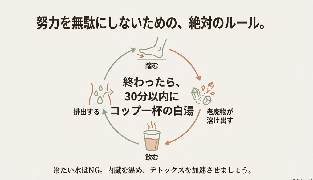 ダイエット成功のための水分補給の重要性と好転反応などの注意点