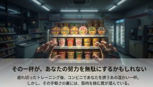 カップラーメンで筋肉が落ちる理由とは？太る原因と正しい食べ方