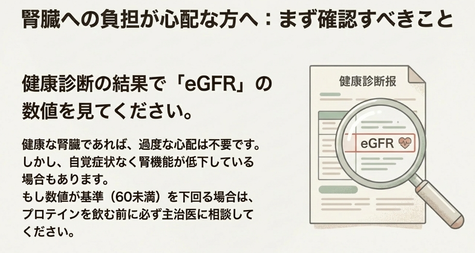 腎臓への負担を確認するために健康診断のeGFR数値をチェックする重要性