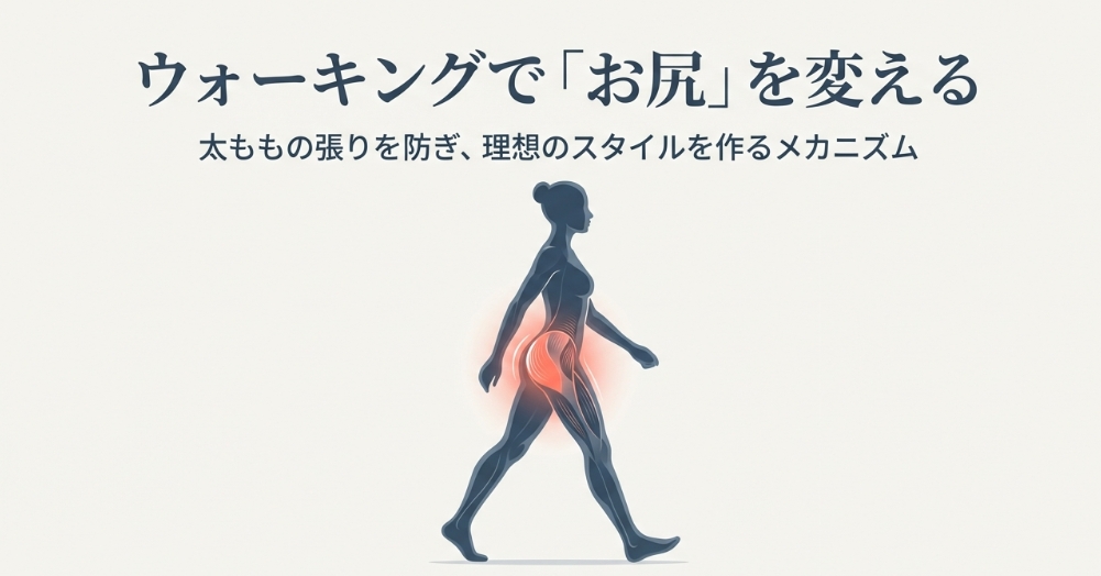 ウォーキングでお尻が変わるイメージと理想のスタイル